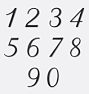 4" Joseph House Numbers