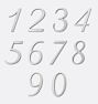 6" Joseph House Numbers