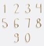 6" Warren House Numbers