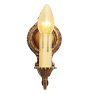 Vintage Classical Revival Cast Bronze Painted Sconce Set of 2