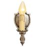 Vintage Classical Revival Sheild Backplate Sconce Set of 2