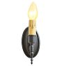 Vintage Colonial Revival Finial Single Sconce
