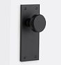 Blair Interior Door Set Tabor Plate with Knob, Passage - Oil-Rubbed Bronze