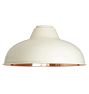 Carson 20in Deep Dome Matte Cream copper interior