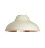 Carson 16in Deep Dome Matte Cream copper interior
