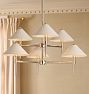 Rhone Double Tier Chandelier, 36" Width in Metal Shades