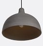 FOLK Abigail 15" Pendant, Ceramic Shade
