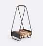 Modernist Triangle Log Holder