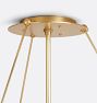 Willamette 32" Double Tier Chandelier, Pearl White Glass