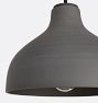 FOLK Abigail 10" Pendant, Ceramic Shade