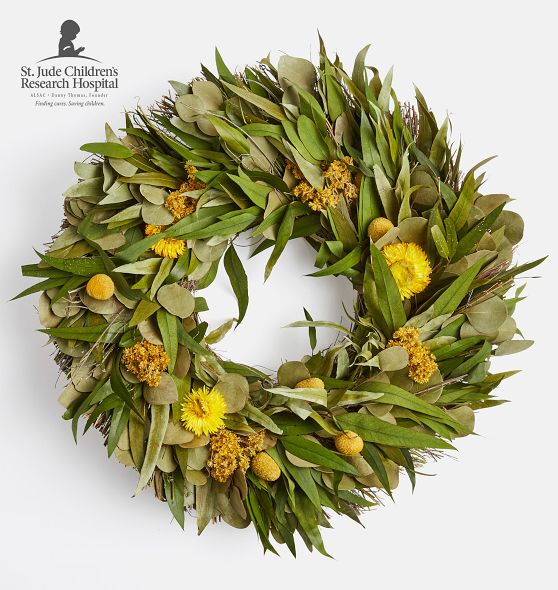 Mini Sunflower Dried Wreath