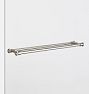 Rigdon Shower Door Pull, 18" x 18" - Polished Nickel