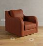Reeseville Leather Swivel Chair