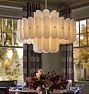 Roll &amp; Hill Lorna LED Double Tier Chandelier, 35" Width