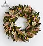 Craspedia Blooms Dried Wreath, 20"