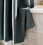Jacquard Woven Floral Shower Curtain