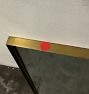 Open Box: Rounded Rectangle Metal Framed Mirror, 30" x 42" - Brushed Nickel
