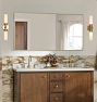 Thin Metal Double Vanity Mirror