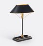 Daphne Table Lamp, Black & Antique Gold