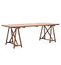 Vintage Ralph Lauren Trestle Oak Dining Table