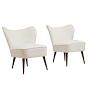 Vintage Midcentury Modern Boucle Fabric Chair