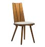 Vintage 1960s French Modern Slat Back Dining Chair Set of 5