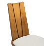 Vintage 1960s French Modern Slat Back Dining Chair Set of 5