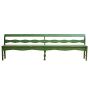 Vintage 19th Century Hungarian Folk Green Painted Bench
