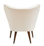 Vintage Midcentury Modern Boucle Fabric Chair