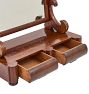 Vintage Victorian 19th Century Mahogany Vanity Mirror