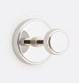 Trask Single Post Hook, Polished Nickel