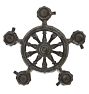 Vintage 5 Light Gothic Style Romance Revival Chandelier