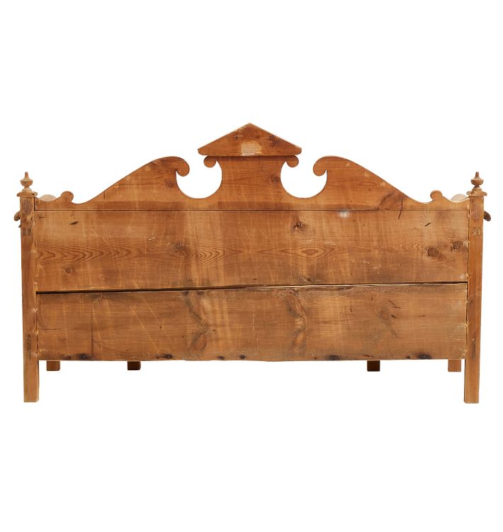 Vintage Traditional 19th Century Swedish Allmoge Pine Storage