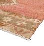 Vintage Turkish Hand-Knotted Wool Runner Medallion Red 3' x 13'