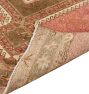 Vintage Turkish Hand-Knotted Wool Runner Medallion Red 3' x 13'