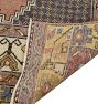 Vintage Turkish Hand-Knotted Wool Runner Medallion Yellow 3' x 9'6"