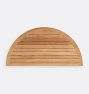 Odin Teak Semi-Circle Bath Mat