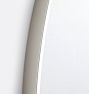 Thin Metal Oval Mirror