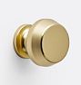Tabor Cabinet Knob, Aged Brass