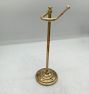 Open Box: Howell Standing Hand Towel Holder - Unlacquered Brass