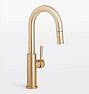 Corsano Stick Handle Pull Down Kitchen Prep Faucet, Satin Bronze PVD PVD