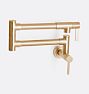 Corsano Blade Handle Pot Filler, Satin Bronze PVD