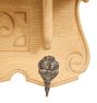 Vintage 20th Century French Oak Carved Wall Shelf