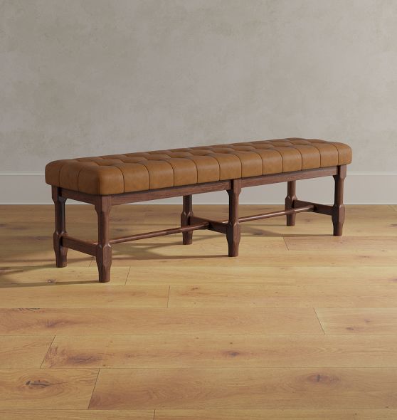 Rullis Leather Bench