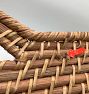 Open Box: Rinna Rattan Basket (18"L x 14"W x 12"H) - Natural