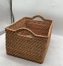Open Box: Rinna Rattan Basket (18"L x 14"W x 12"H) - Natural