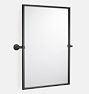 Eastmoreland Sharp Rectangle Pivot Mirror, 21" x 32" - Oil-Rubbed Bronze