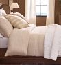 Textured Striped Duvet Cover &amp; Shams