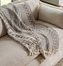 Checked Jacquard Cotton Throw