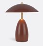 Poppy LED Table Lamp, Burgandy